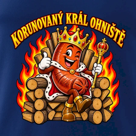 Korunovaný král ohniště