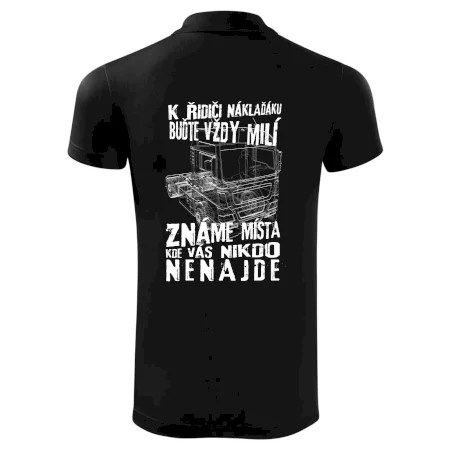 K řidiči náklaďáku buďte vždy milý