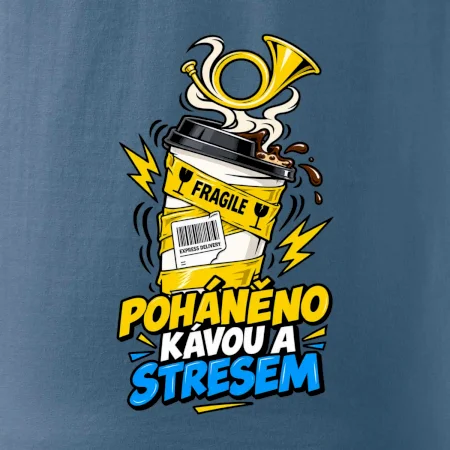 Poháněno kávou a stresem