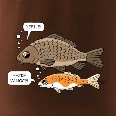 Hezké Vánoce Kapr a Koi kapr (Hana-creative)