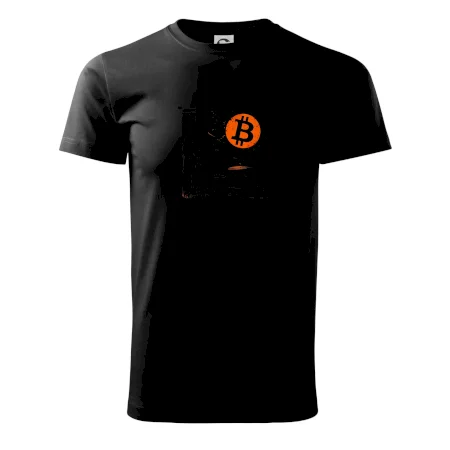 Hodl velký nápis a logo BTC