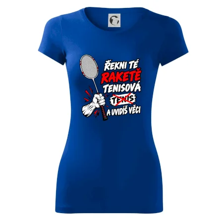 Badmintonová raketa není tenisová