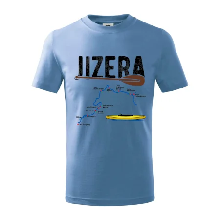 Mapa řeky Jizery