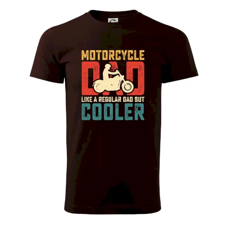 Motorcycle dad like a regular dad but cooler