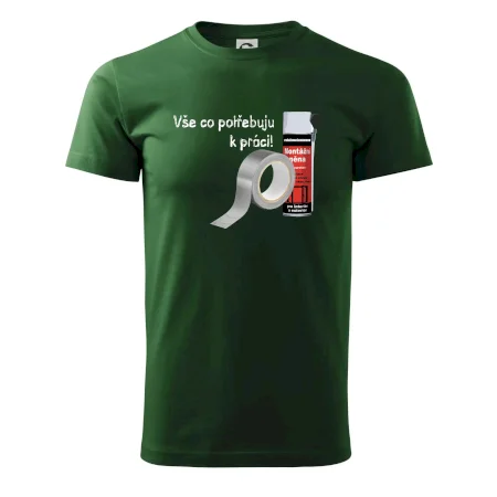Pěna  a páska - vše co potřebuji k práci