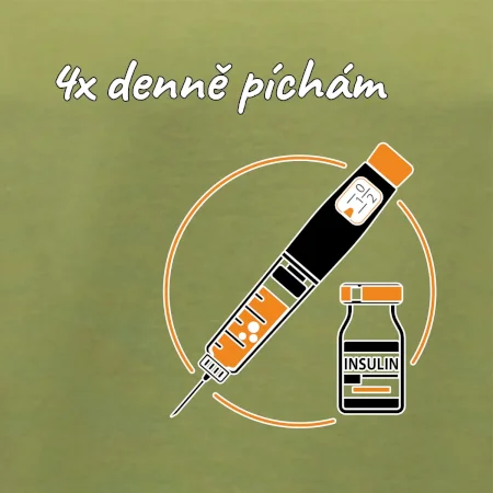 4x denně píchám Insulin