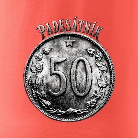 Padesátník 1963 - 1978 s nápisem