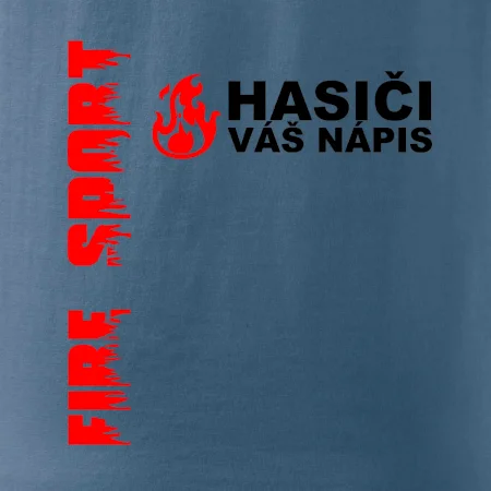 Hasiči (oheň,  Firesport, název sboru - vlastní nápis)
