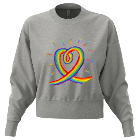 Srdce pride duha kreslená