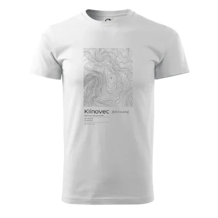 Klínovec - vrstevnice v obdélníku