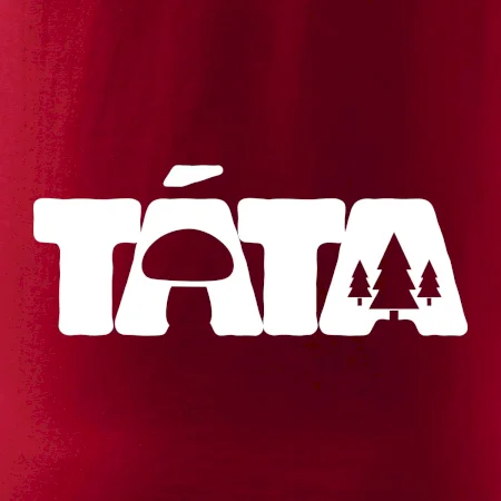 Táta nápis - houbař