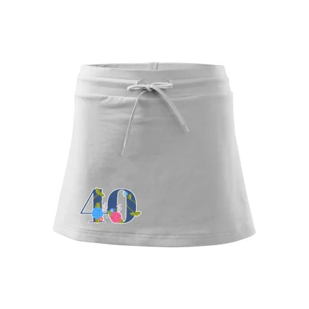 Květinové číslo kreslené - 40