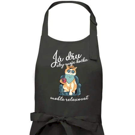 Já dřu, aby moje kočka mohla relaxovat