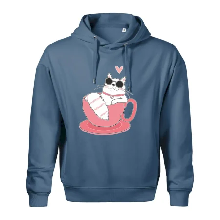 Hustá kočka v hrníčku