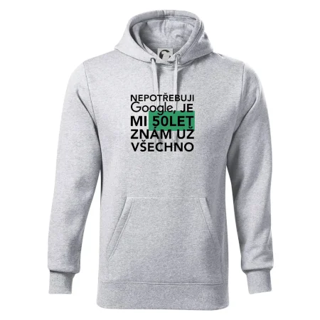 Nepotřebuji google, je mi 50 let