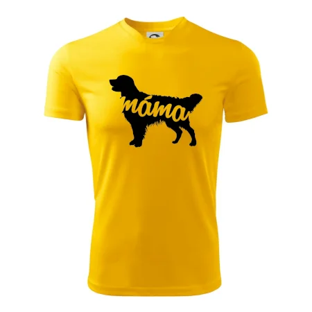 Zlatý retrívr máma obrys