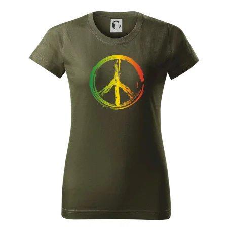 Peace symbol paint