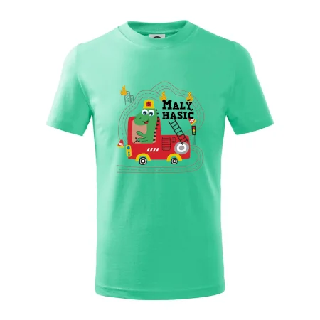 Malý hasič - auto a dinosaurus