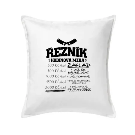 Hodinová mzda řezník