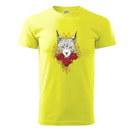 Rys s červenými růžemi  (Pecka design)