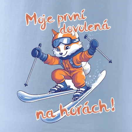 Moje první dovolená na horách oranžová liška