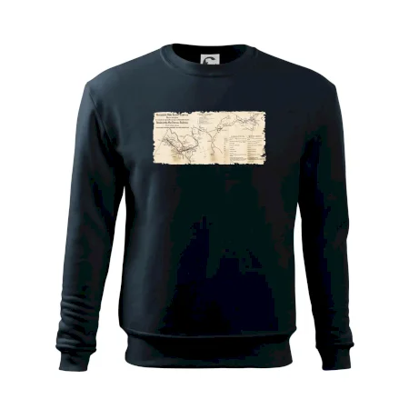 Mapa Báňské dráhy z Moravské Ostravy do Doubravy