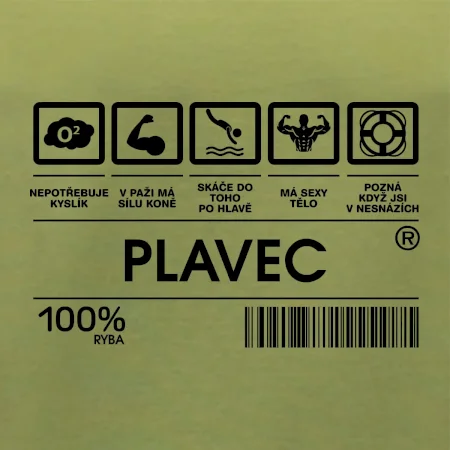 Čárový kód  - Plavec
