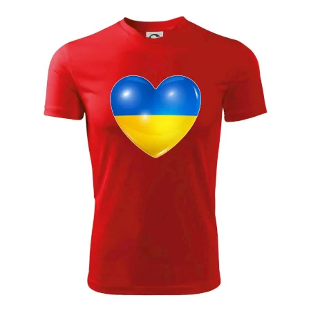 Ukrajina srdce vlajka