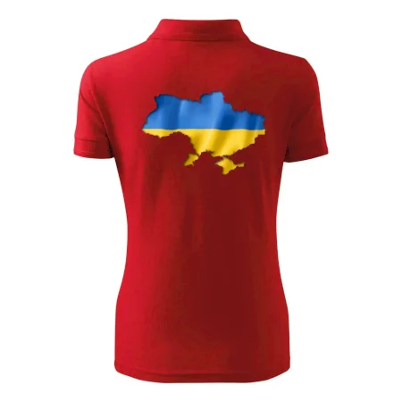 Ukrajina vlajka mapa