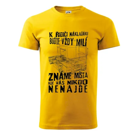 K řidiči náklaďáku buďte vždy milý