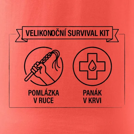Velikonoční survival kit Pomlázka v ruce, panák v krvi