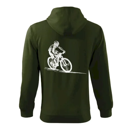 MTB kreslený cyklista