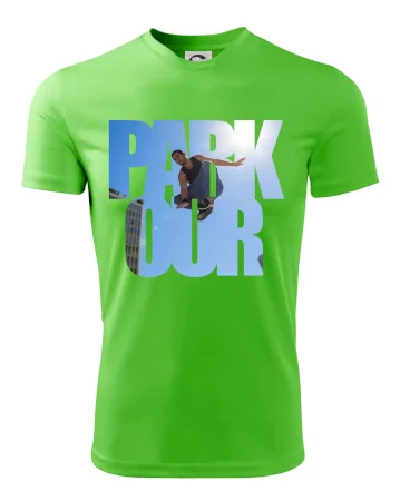 Parkour nápis nebe