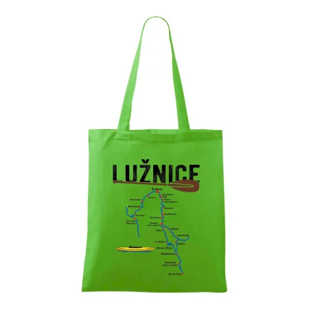 Mapa řeky Lužnice