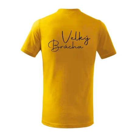 Velký brácha - nápis na zádech