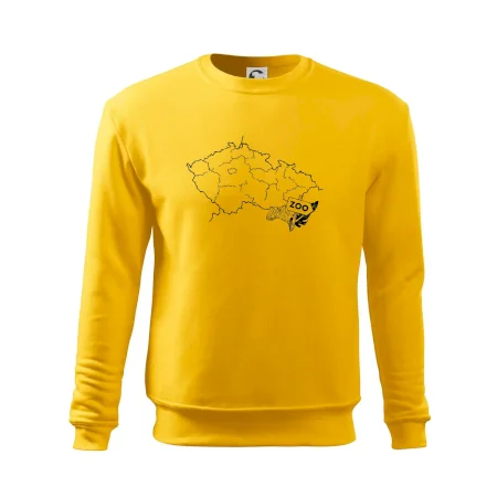 Tričko s mapou + ZOO nažehlovačky