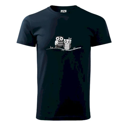 Dvě sovy abstraktní