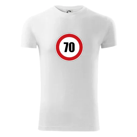 Dopravní značka - omezení rychlosti 70