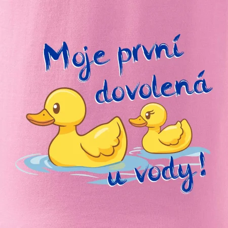 Moje první dovolená u vody - holčička
