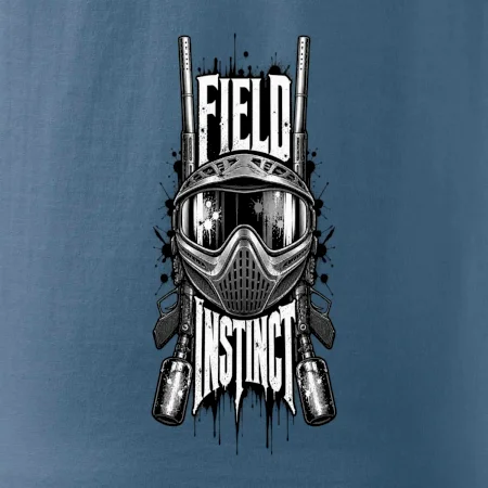 Černobílá maska field instinct paintball