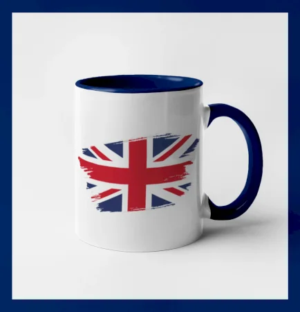 Britská vlajka roztrhaná