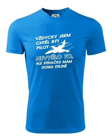 Chtěl jsem být pilot stíhačku mám doma