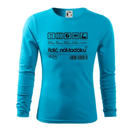 Čárový kód řidič náklaďáku
