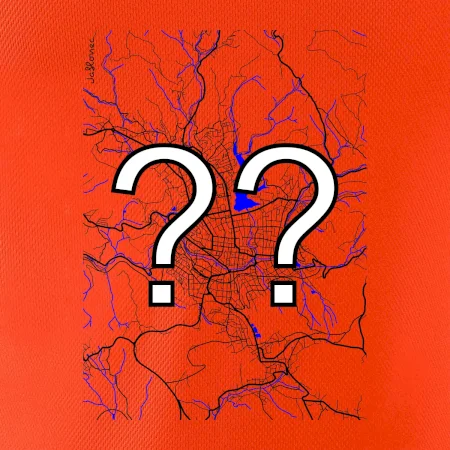 Vaše město - Mapa s vodními toky