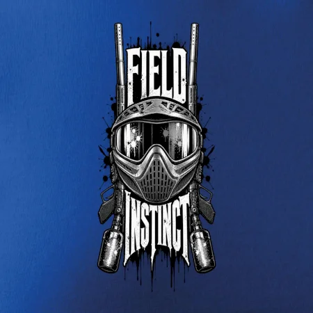 Černobílá maska field instinct paintball