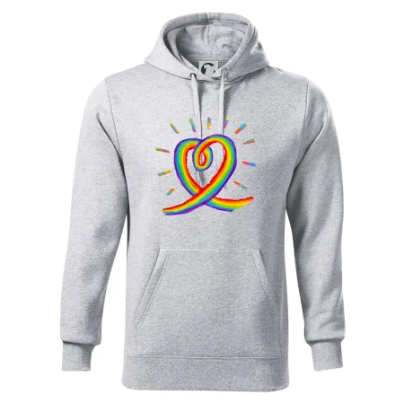 Srdce pride duha kreslená