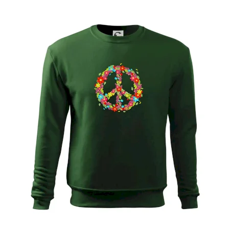 Peace symbol červené květiny