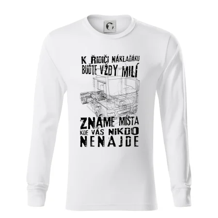 K řidiči náklaďáku buďte vždy milý