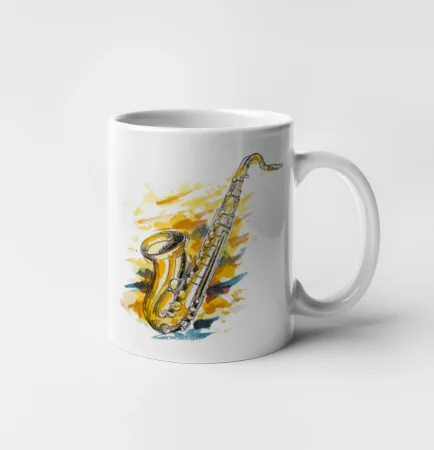 Saxofon malovaný