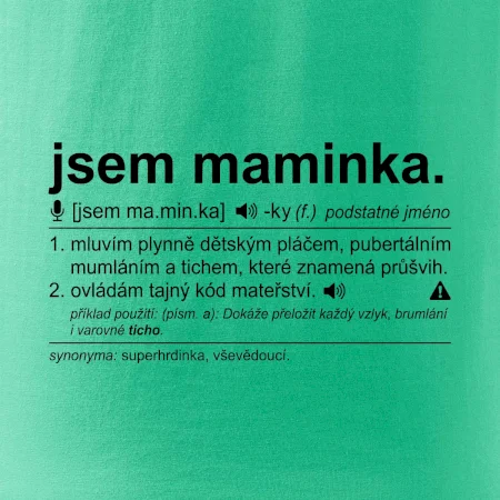 Jsem maminka. Mluvím plynně dětským pláčem bíle